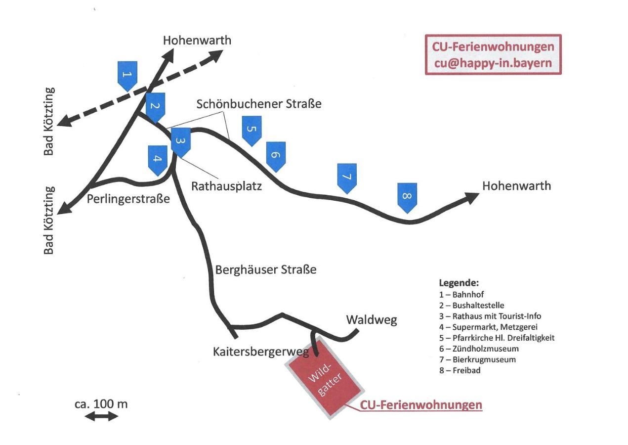 CU-Ferienwohnungen Grafenwiesen Exterior foto